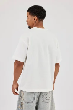 Waffle Star Cernucci Print T-Shirt - Off White