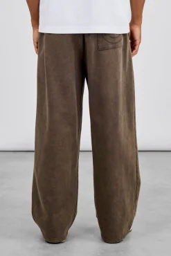 Washed Baggy Jogger - Brown