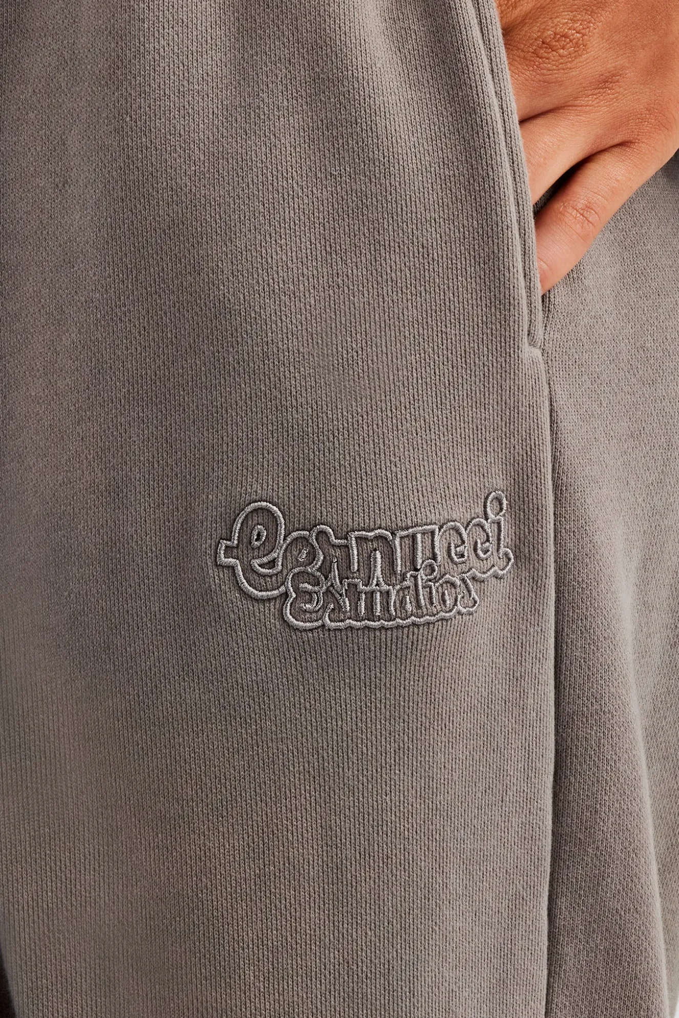 Washed Boxy Fit Zip Through Tracksuit - Grey