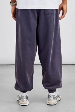 Washed Cuffed Jogger - Navy