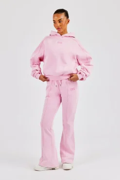 Washed Jersey Flare - Washed Pink