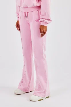 Washed Jersey Flare - Washed Pink