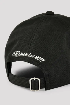 Washed Logo Cap - Washed Black