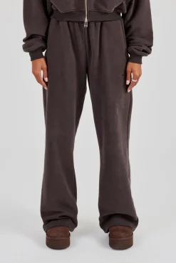 Wide Leg Jogger - Coffee