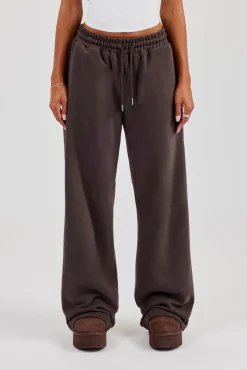 Wide Leg Jogger - Coffee