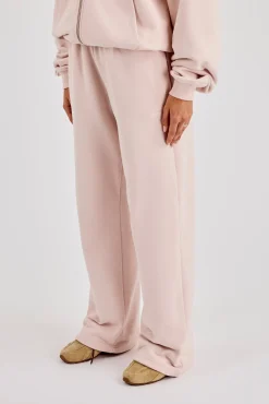 Wide Leg Jogger - Dusty Pink
