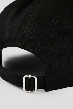 Womens Cernucci Script Logo Cap- Black