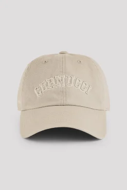 Womens Embroidered Cap - Washed Stone