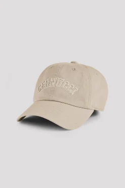 Womens Embroidered Cap - Washed Stone