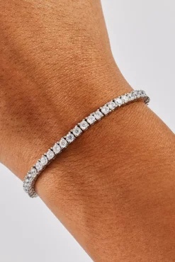Womens 3mm Tennis Bracelet