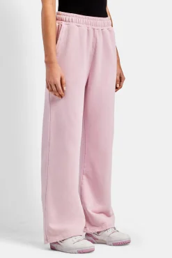 Womens Paraiso Embroidered Joggers - Pink